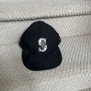 MLB Black and Silver Baseball Cap